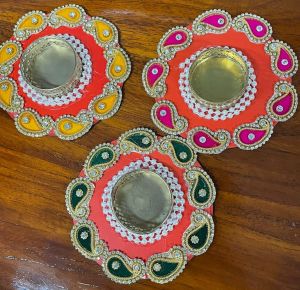 Tealight Candle Holder Stand | 4-Inch Festival Lighting Accessory for Home & Pooja Decor – 1 Pc