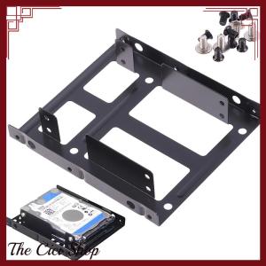 [The Cici Shop] Desktop 2.5 To 3.5 Hard Drive Dual Desktop SSD Mounting Bracket Internal Adapter