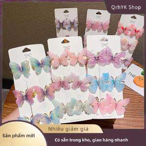 Hàng có sẵn✨ Ngẫu nhiên Bướm đầy màu sắc Kẹp Tóc Cô Gái Tóc Clip barrettes phụ nữ tóc ngọt ngào trang trí cầu vồng Mũ nón thời trang phụ kiện tóc