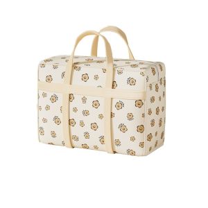 GJURD Handheld Clothes Quilt Storage Bag Large Capacity Puppy Pattern Moving Packing Bag Cute Folding Luggage Storage Bag for Home