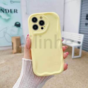 For Samsung Galaxy A54 A34 A14 A04 A23 A13 A22 A32 A52 A52S A12 4G 5G Case Macaron Colour Wave Soft TPU Protective Phone Cover