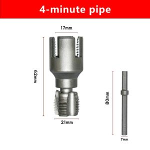 Integrated Internal And External Pipe Threading Tool/Chromium-Vanadium Steel PVC Thread Maker Tool/Wear Resistance