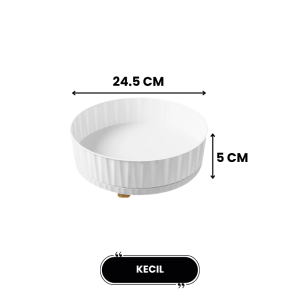 COSY Wadah Penyimpanan Putar / Rak Kosmetik / Kotak Organizer Rak Bumbu Dapur Putar