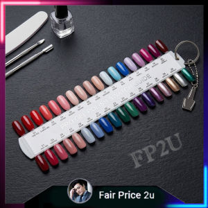 24 36 72 Tips Nail Swatch Board Display Card Practice Chart Polish Color Palette