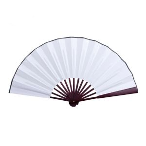 GIORGIONE Chinese Style Graffiti Blank Cloth Wedding DIY for Painting Party Folding Fan Home Hand Folding Fan