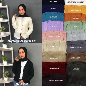 Cardigan Crop Rajut Premium