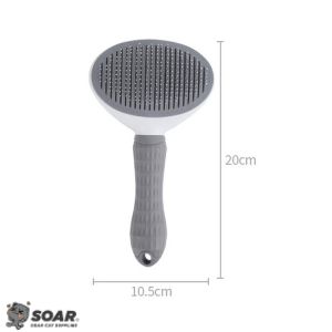 SOAR Pet one-button hair removal comb shape automatic hair removal grooming dog and cat grooming brush