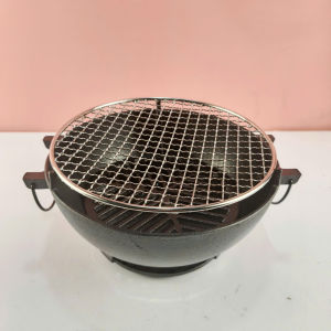 Bếp Nướng Than Đúc Gang 26cm Phong Cách Nambu Tekki Nhật Bản – Bếp Nướng than Siêu Bền