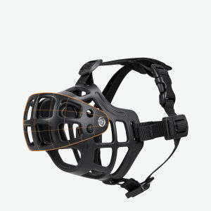 【DUDU Pet】khẩu Trang Cho Chó Khẩu Trang Che Miệng Thú Cưng Chống Cắn Và Chống Ăn Khẩu Trang Kiểm Soát Tiếng Sủa Cho Chó Chất Liệu Da PU Họa Tiết Cún Cưng