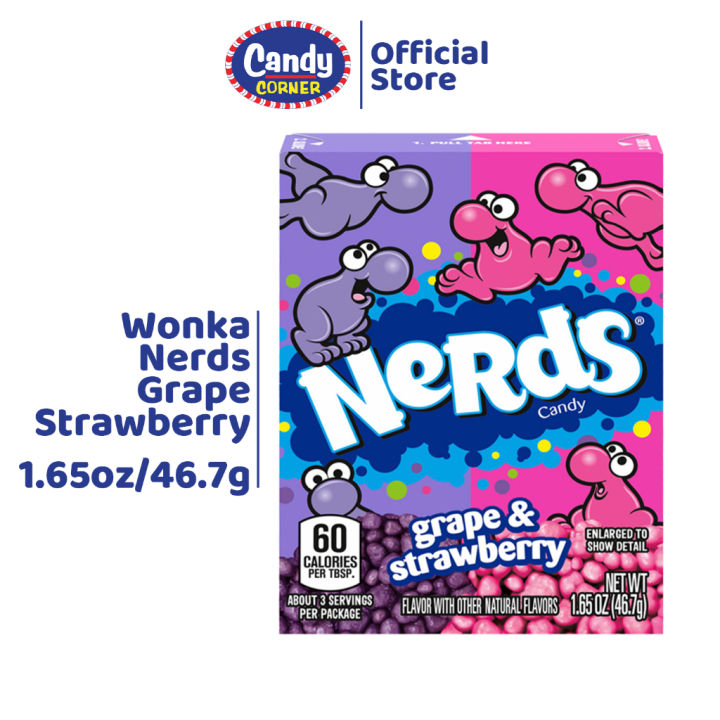 Wonka Nerds Grape Strawberry 46.7g | Lazada PH