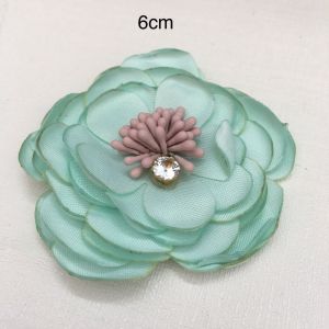 1pcs 6cm Fabric Flower Patches for Sew Glue Craft DIY Decora Accessories Applique