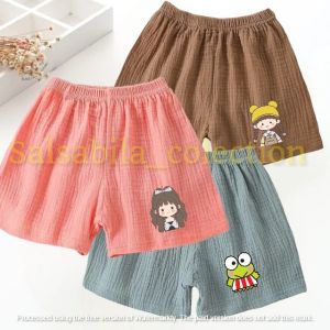 Paket 5 Pcs Celana Pendek Kenit Karakter Anak Usia 1-8 Tahun Pakaian Bawahan Anak Perempuan