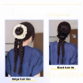 OBDUTE White Lace Hair Bands Ponytail Holders Hair Artifact Korean Style Pony Tail Hairpiece Elegant Synthetic Boxing Braided Wig Women. 