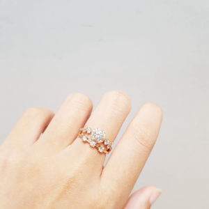 Deux - Cincin Wanita Bulat Luxury