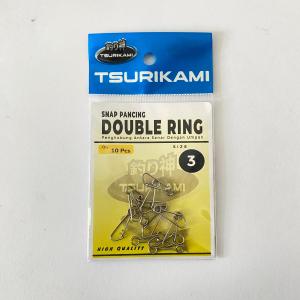 Snap Double Ring Tsurikami Peniti pancing Kuat dan Kualitas Bagus