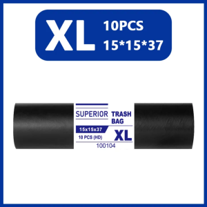 【Cheapest】100PCS Garbage bag Makapal Black Plastic Thickened Disposable Trash bag X/M/L/XL/XXL plastic bag Household Trash Bag Can Garbage Bags Disposable COD
