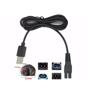 Universal Hair Clipper Charger Cable Pet Electric Shaver USB Charging Cable Power Cord