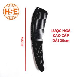 Lược ngà cao cấp (Dài 20cm) mỹ nghệ Việt Nam gia công thủ công lược sừng bỏ túi lược chải tóc truyền thống độc đáo