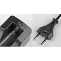 Charger Baterai 18650 1 Slot 1A dg Kabel AC 220V Cas Baterei Senter Police Swat Battery Batrei Batre. 