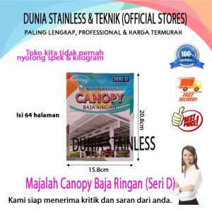 Majalah Kecil Canopy (Seri D) Baja Ringan