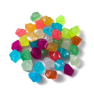 หินเรืองแสงตอนกลางคืนในตู้ปลาทุกวัน-สัมผัสกับแสงสำหรับตู้ปลาหินรูปเพชรสำหรับสวนชามปลา