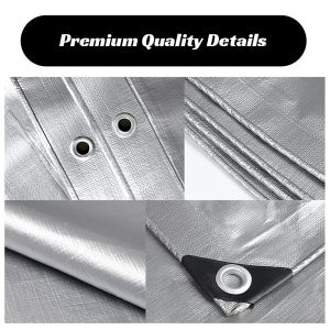 3X Thick Heavy Duty Waterproof UV Resistant Tarpaulin Trapal Outdoor Rain Cover for Car Shed
