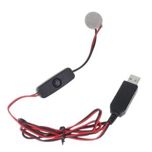 USB Cable Cord with Switches Reliable Power Source for Watch Toy Car Remote Calculator Replace CR2032 3V