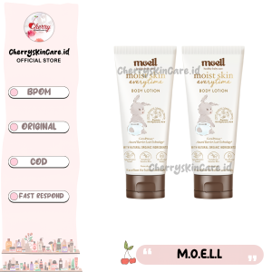 Moell Body Lotion Bayi 185gr - Moist Skin Everytime - Pelembab Kulit Bayi - Natural Organic