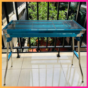 [QUÀ TẶNG] Bếp Nướng Than Hoa Inox Gấp gọn Bếp Nướng BBQ GRILL Ngoài trời - Mẫu H2 - Lò Nướng than hoa PHÙ HỢP: Bán quán hàng nướng tại nhà homestay mang đi dã ngoại...