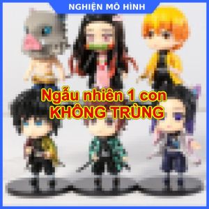 Mô hình Thanh gươm diệt quỷ Kimetsu No Yaiba Nezuko Tanjirou Zenitsu Inosuke Muichiro Demon Slayer