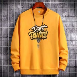 Sale Spesial Sweater Keren Crewneck Elegan Kaos Pria Kasual Sweatshirt Trendy Sweter Cowo Dont Panic