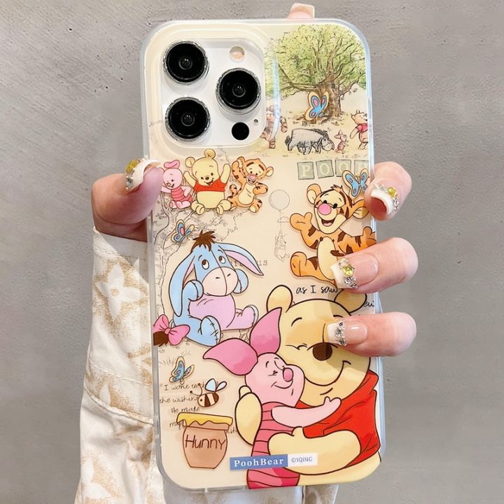 Wallet Case Winnie The Pooh Phone Case Iphone Cartoon Lovely