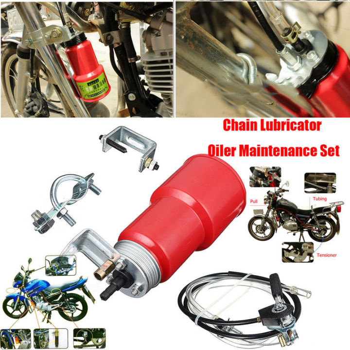 Motorcycle Lubricant Grease Lub Parts Chain Lubricator Oiler ...