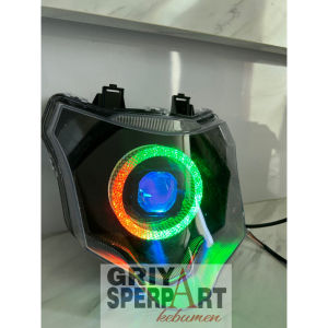 Lampu depan Vixion New NVA advanced 2015 Custome biled billed Matrix Ring bulat