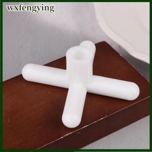 wxfengying 1ชิ้นขาตั้งบิลเลียดพลาสติกสีขาวด้ามจับสระว่ายน้ำสนุ๊กเกอร์ข้ามส่วนที่เหลือเปลี่ยนสะพานขยายน้ำหนักเบาอุปกรณ์เสริม