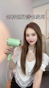 AE Hair dryer for home use high-power negative ion hair care travel-friendly rotating foldable portable constant temperature quick-drying hair dryer