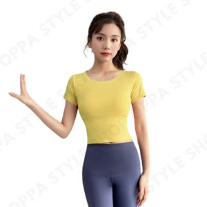 Oppa Style Shop Crop Top Sport Wear | Baju Olahraga Wanita Crop Top | Atasan Workout Gym Senam Zumba
