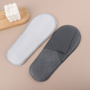 สีเทารองเท้าโรงแรม สลิปเปอร์กันลื่น คุณภาพดี แบบใช้แล้วทิ้ง รองเท้าสลิปเปอร์ผ้า รองเท้าในบ้าน คลีนิกเสริมความงาม คลีนิก