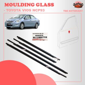 ORIGINAL TOYOTA VIOS NCP93 MOULDING DOOR MOULDING LINING RUBBER OUTER GLASS WINDOW GETAH PINTU CERMIN LUAR PINTU