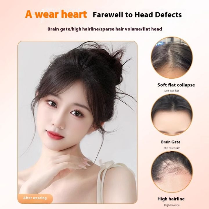 8x11-27cm%20100%25%20Human%20Hair%20Piece%20Black%20And%20Mocha%20Brown%20Hair%20Topper%20Hair%20Replacement%20Cover%20White%20Hair%20Breathable%20And%20Lightweight%20Wig%20Increase%20Hair%20Volume%20For%20Woman%20-%20Image%203