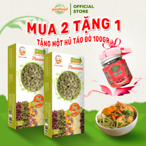 Nui Chùm Ngây Pico Food Nui Ống Chùm Ngây 100% Tự Nhiên Thực Phẩm Ăn Kiêng Thực Dưỡng Hỗ Trợ Giảm Cân Hộp 250g