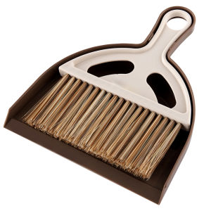 Mini Dustpan and Broom Set Desktop Cleaning Sweep Brush Plastic Dustpan Set for Home Office