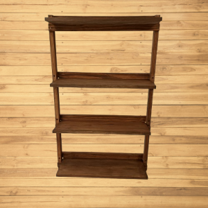 Detachable Wall-mounted Multi-Layer Wooden Shelves Space-Saving Design Storage Rack with Easy to Assemble