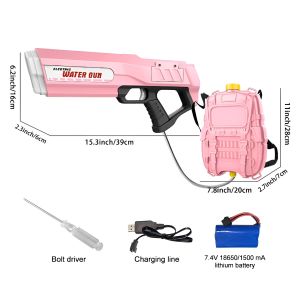 [AFive] Semprotan Air Elektrik Mainan Anak Tas Ransel Kapasitas Besar Rechargeable Outdoor