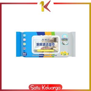 SK-C1090 Tisu Basah Dapur Pembersih Minyak Isi 50 Lembar Praktis Serbaguna / Kain Lap Basah Tissue