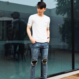 Kaos Pas Body Fit Pria Spandex Premium Tampil Stylish Gaya Aktif Motif Eksklusif Point Eight - 10109