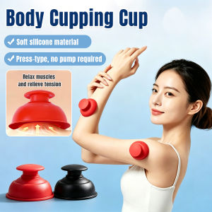 Talao Silicone Suction Cupping Cups Reusable Vacuum Guasha Massage Jars Body Facial Muscle Relax Tool 1Pc