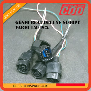 SOCKET SOKET SENSOR OLI SUHU EOT 2 pin GENIO BEAT DELUXE SCOOPY VARIO 160 PCX ORIGINAL