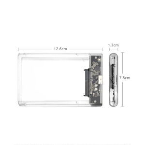 กล่องใส่ฮาร์ดดิส USB 3.0 ส่งข้อมูลเร็ว สำหรับ SATA 2.5 กันฝุ่น แข็งแรง ส่งสินค้าทุกวัน