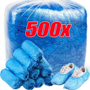 500Pcs Disposable Plastic Shoe Cover Universal Waterproof Shoe Cover Mud-Proof Protective Foot Covers for Boots Sneakers Indoor Protect Home Floors Outdoors Water Resistant Cover